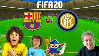 BARCELONA vs INTER | PALLA MATTA Fifa 20 Gameplay  *Holly e Benji mode on*