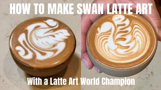 HOW TO POUR A SWAN w/ Latte Art World Champion