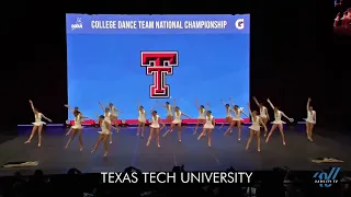 Texas Tech University Dance Team 2024 Jazz Finals UDA College Dance Team Nationals