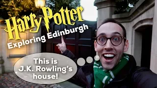 HARRY POTTER IN EDINBURGH SCOTLAND, GREYFRIAR GRAVEYARD, ELEPHANT HOUSE, J.K. ROWLING'S HOUSE