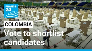 Colombians vote to shortlist presidential candidates • FRANCE 24 English