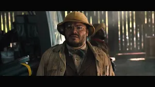 JUMANJI  WELCOME TO THE JUNGLE Clip    Helicopter Rhino Chase  2017 Dwayne Johnson