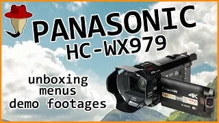 Panasonic HC-WX979 unboxing, review, demo footages in 4K