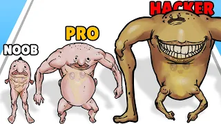 NOOB vs PRO vs HACKER in Blobfish Evolution!