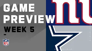 New York Giants vs. Dallas Cowboys | NFL Week 5 Game Preview