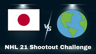 Trying to win a shootout with team Japan