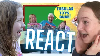 Toy School (REACT) w/ Addy & Maya | Tic Tac Toy