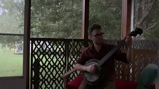 "Boats Up the River" on Dobson 1867 banjo