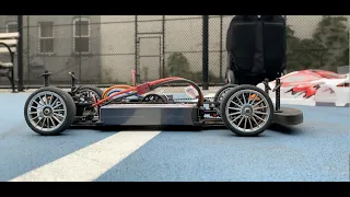 Xray T4 2020 4th Practice (21.5T Brushless & 2S Lipo Battery)