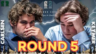 Ang PATIBONG ni Magnus! | Carlsen vs Keymer Grenke Chess 2024 Round 5
