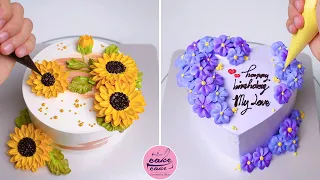 So Yummy Heart Cake Decorating Ideas Like A Pro | Flowers Cake Tutorials Video | Part 651