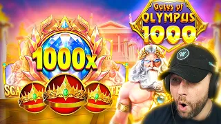 I FINALLY HIT MASSIVE on GATES OF OLYMPUS 1000!! HUGE PREMIUM HIT!! (Bonus Buys)