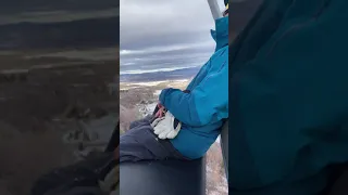Messing with people on a chairlift 😂 #shorts #theskiman #pranks #funny #skiing
