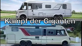 Kampf der Giganten. Hymer ML I 880 vs. Bürstner I 910 G