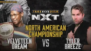 WWE NXT Takeover XXV Velveteen Dream vs Tyler Breeze Official Match Card