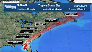 Latest Weather Forecast: Wednesday 5 a.m.