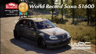 WORLD RECORD🏆Saxo S1600 Monte-Carlo 🇮🇩Peïra Cava La Bollène Vésubie EA WRC