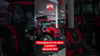 Agrosalón 2022 s Agromechanikou - príprava stánku pavilón F