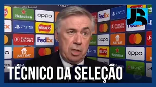 Sem técnico, seleção brasileira sonha em contratar Carlo Ancelotti, treinador do Real Madrid