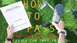 HOW I PASSED THE FAA PART 107 DRONE TEST