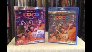 Coco BLU RAY REVIEW + UNBOXING - Disney Pixar