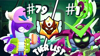 Un PRO classe les 79 BRAWLERS du JEU du PIRE au MEILLEUR en RANKED - TIER LIST SAISON 26