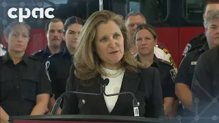 Minister Freeland highlights budget measures for firefighters and first responders – May 8, 2024