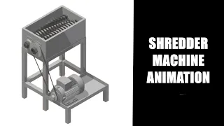 Shredder Machine Animation | Plastic