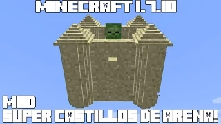 Minecraft 1.7.10 MOD SUPER CASTILLOS DE ARENA!