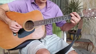 Slowed down guitar backup to Dueling Banjos