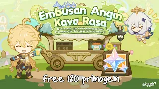 Embusan Angin Kaya Rasa: Event WEB | FREE 120 PRIMOGEM 🌙 Genshin Impact