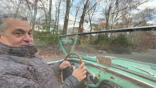 1956 Austin Healey 100M Road Test Passenger POV