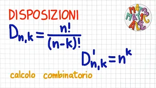 DISPOSIZIONI (calcolo combinatorio)    _ CC15