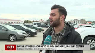 Hövsan avtomobil bazarı bir aydan çoxdur ki, fəaliyyət göstərir