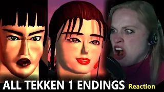 Watching all the Tekken 1 endings: THE FACIAL EXPRESSIONS ARE AMAZING