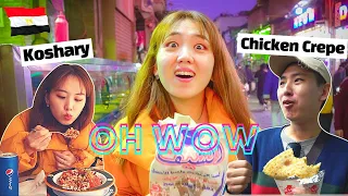 🇪🇬Korean Tried Egyptian Food in Cairo, Egypt || Korean Siblings Travel Vlog