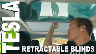 NEW Retractable Sunshades For Tesla Model Y & 3 | MUCH better than I imagined