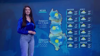 Moti sot dhe parashikimi per neser ne News24 (15-16 maj, 2023)