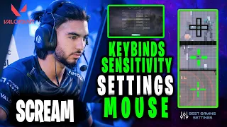 Liquid ScreaM Valorant Settings Sensitivity Keybinds Crosshair and Setup [Updated 2021]