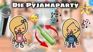 🧡 DIE ÜBERNACHTUNGSPARTY | FLASCHENDREHEN - SINGEN🎤 | DIE PYJAMAPARTY | TOCA BOCA STORY DEUTSCH