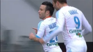 Goal Mathieu VALBUENA (25') - FC Lorient - Olympique de Marseille (0-1) / 2012-13