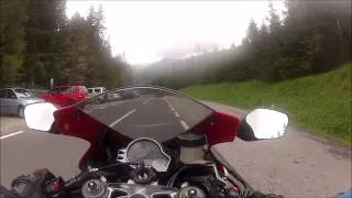 Nockalmstrasse (Nockalm Road) Honda CBR1000RR onboard