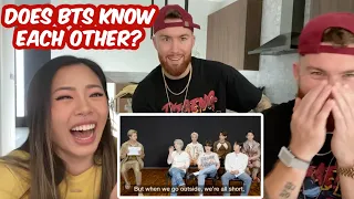 How Well Does BTS Know Each Other Reaction!