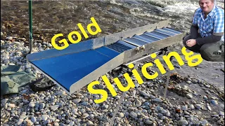 Gold Sluicing - My Adventure - My Hobby -  Cooking, Panning for Gold - Goldwaschen mit Tom