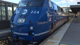 Metro-North Railroad & Amtrak HD 60fps: GE P32AC-DM Push-Pull Action @ Croton-Harmon 6/29/15