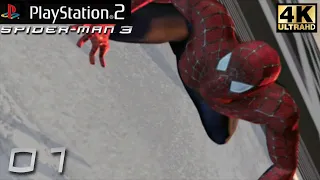 PS2 Spider-Man 3 The Game Walkthrough 1 Prologue & Combat Tutorial [4K 60fps - No Commentary]