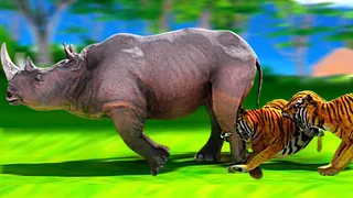 Tigers hunting prey - Animal Revolt Battle Simulator