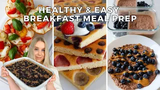 Healthy Breakfast Meal Prep - 4 Easy & Gluten free Breakfast Recipes