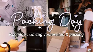 PACKING DAY / Umzugvorbereitung, kleine Roomtour, Kisten Packen, ausmisten, ausräumen, produktiv