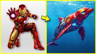 AVENGERS but DOLPHINS VENGERS 💥All Characters (marvel & DC) 2024